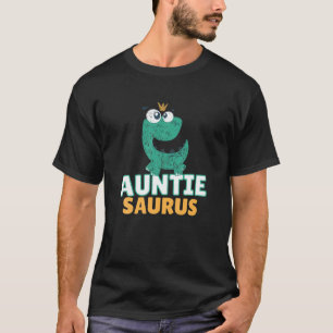Auntie Saurus Dinosaurus Family Dino For Aunt T-Shirt