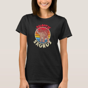Auntie Saurus I Stegosaurus Stenops I Family Match T-Shirt