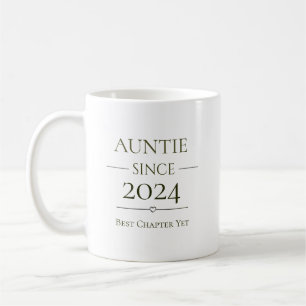 Auntie Since Personalised Year Best Chapter Yet  Coffee Mug