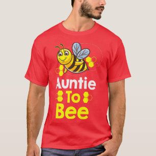 Auntie To Bee Gender Reveal T-Shirt