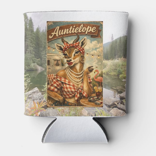 Auntielope Can Cooler (Front)