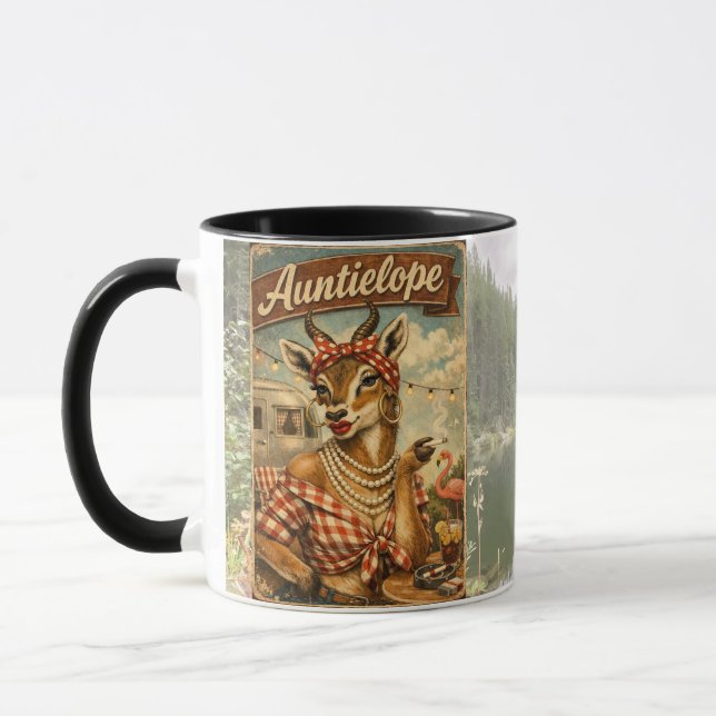 Auntielope Mug (Left)