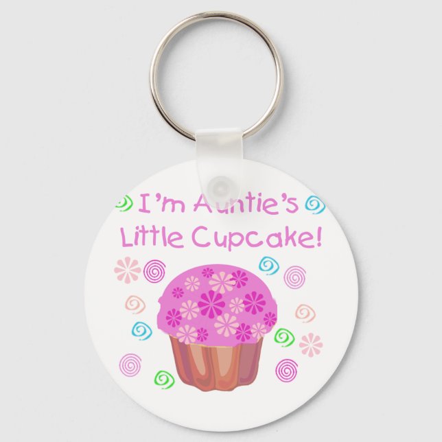 Auntie's Cupcake Key Ring (Front)