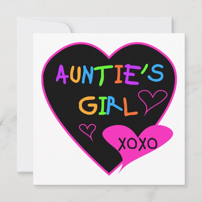 Aunties Girl t shirts, mugs, hats, and more (Front)