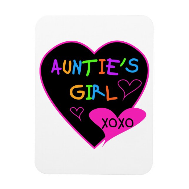 Aunties Girl t shirts, mugs, hats, and more Magnet (Vertical)
