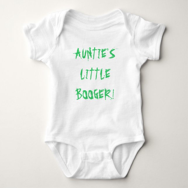 AUNTIE'S LITTLE BOOGER! BABY BODYSUIT (Front)
