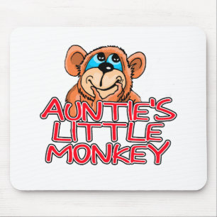 Auntie's Little Monkey Tshirts and Gifts Mouse Pad