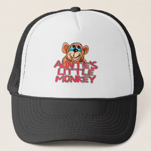 Auntie's Little Monkey Tshirts and Gifts Trucker Hat