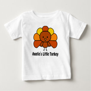 Aunties Little Turkey Baby T-Shirt