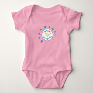Auntie's Superstar Niece Design Baby Bodysuit