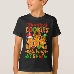 Auntie's Xmas Cookie Baking Crew Funny Baker Ginge T-Shirt