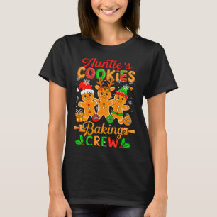 Auntie's Xmas Cookie Baking Crew Funny Baker Ginge T-Shirt