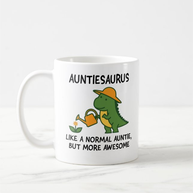 auntiesaurus coffee mug (Left)