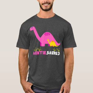 Auntiesaurus Cute Auntie Saurus Dinosaur Aunt T-Shirt