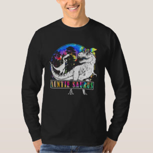 Auntiesaurus Dinosaur Auntie Saurus Family Matchin T-Shirt