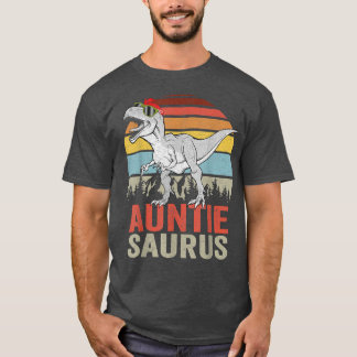 Auntiesaurus T Re Auntie Saurus Family Matching Di T-Shirt