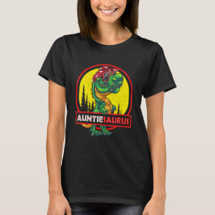 Auntiesaurus T Rex Auntie Saurus Dinosaur Women A T-Shirt
