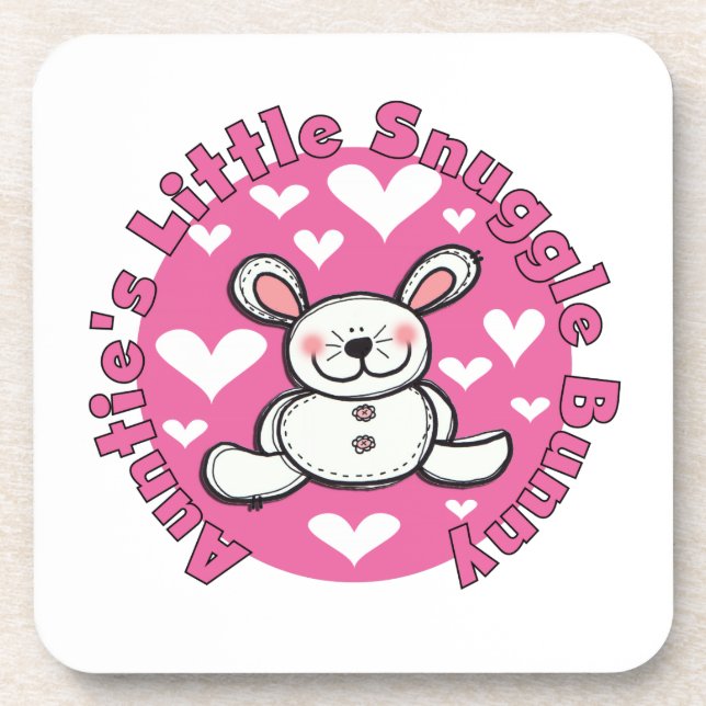 AUNTIESNUGGLEBUNNY.png Coaster (Front)