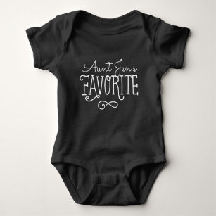 Aunt's Favourite Personalised Baby Tee