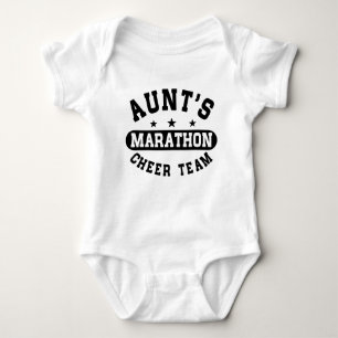 Aunt's Marathon Cheer Team Baby Bodysuit