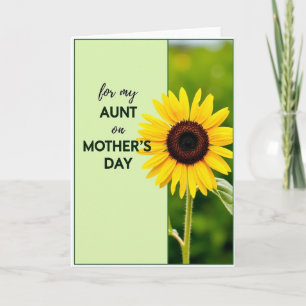 Aunts Mothers Day Tribute Card