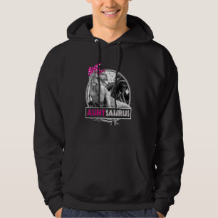Auntsaurus T Rex Dinosaur Aunt Saurus Family Hoodie
