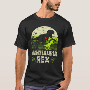 Auntsaurus T Rex Dinosaur Aunt Saurus Family Match T-Shirt