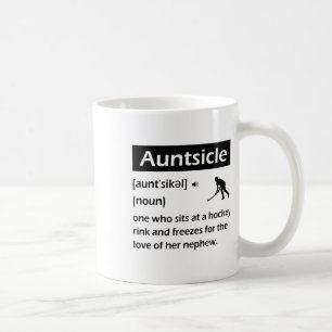 Auntsicle Funny Hockey Aunt Sicle Definition Women Coffee Mug