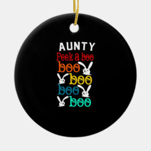 Aunty Bunny Game For Novelty Kids Adults Ceramic Ornament