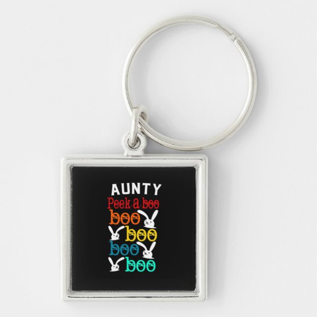 Aunty Bunny Game For Novelty Kids Adults Key Ring (Front)