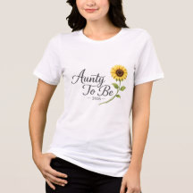 Aunty To Be 2026 Sunflower Pregnancy Announcement