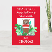 Aunty Uncle Names Cute Bear Leaves