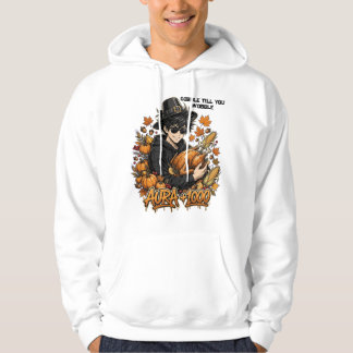Aura +1000 Thanksgiving Anime Boy - Funny Turkey Hoodie