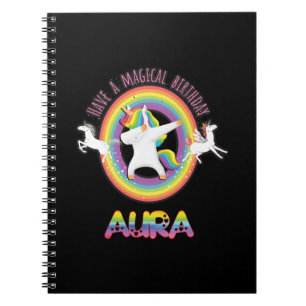 Aura Birthday Aura Have A Magical Birthday Unicor Notebook