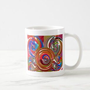 Aura Cleaning Circles - Reiki Meditation Mandala 7 Coffee Mug