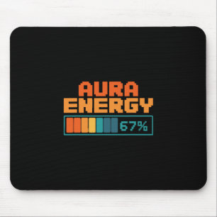 Aura Energy 67% Aura Farming Alpha Slang Gen 67th Mouse Pad