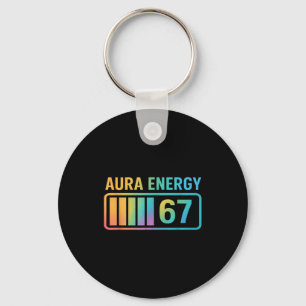 Aura Energy 67 Gen Alpha 6 7 Meme Infinite Rizz St Key Ring