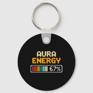 Aura Energy 67 Number 67th Sports Player Ice Cream Key Ring