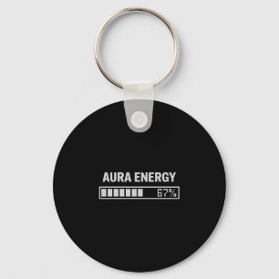 Aura Energy At 67 Funny Six Seven Meme Gen Alpha M Key Ring