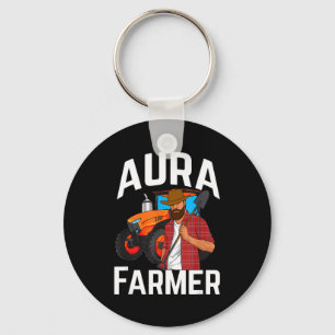Aura Farmer Funny Meme  Key Ring