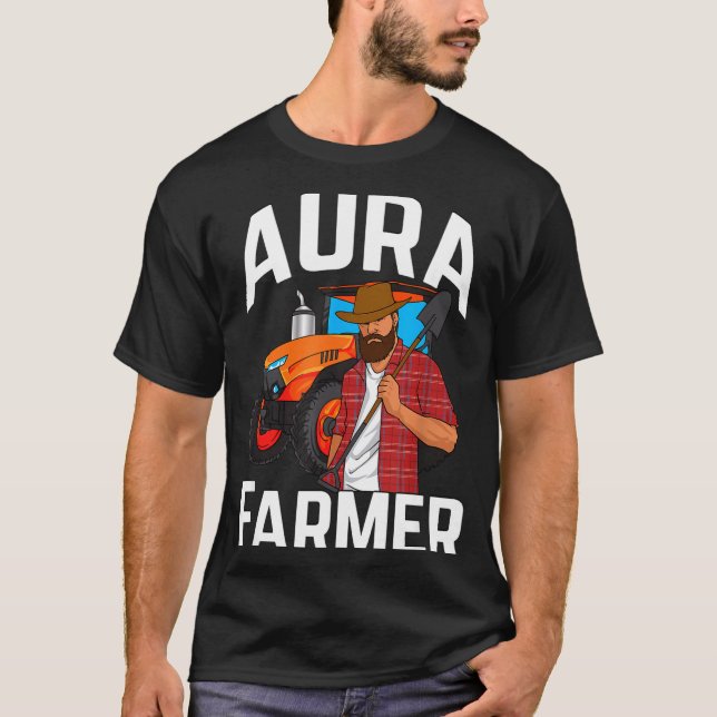 Aura Farmer Funny Meme  T-Shirt (Front)