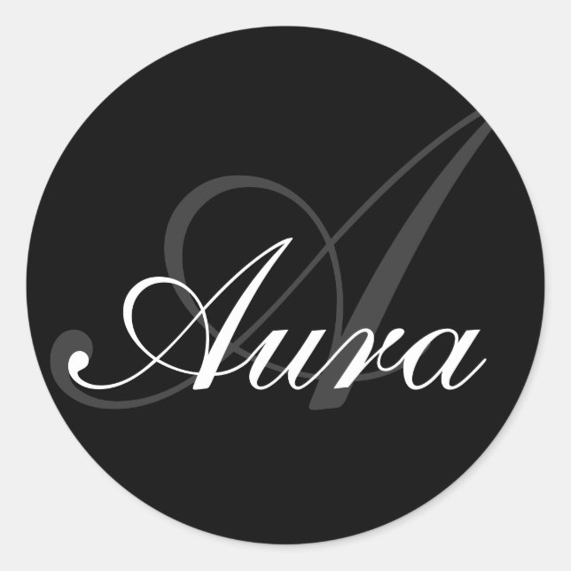 Aura-Front Classic Round Sticker (Front)