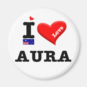 AURA - I Love Magnet
