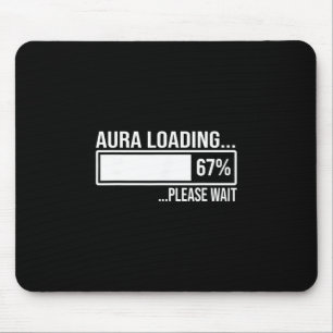 Aura Loading 67 Funny Six Seven Gen Alpha Meme  Mouse Pad