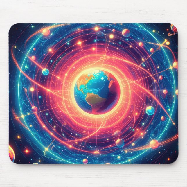 Aura of Earth and The Visible Law of Attraction Mouse Pad (Front)