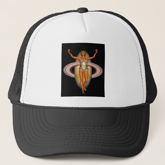 Aura of Saturn Trucker Hat (Front)