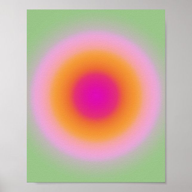 Aura Poster Gradient Print to Match Any Room (Front)