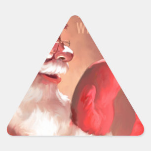 AURA The Stockings.jpg Triangle Sticker