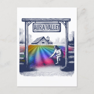 Aura Valley Farm Holiday Postcard