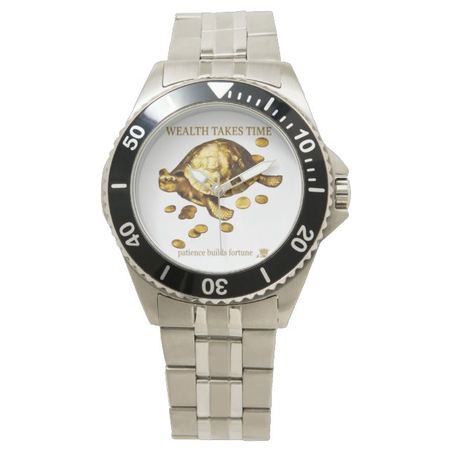 AURALUXY™ Golden Turtle – Wealth Mindset Watch (Front)